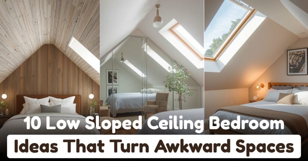 Low Sloped Ceiling Bedroom Ideas