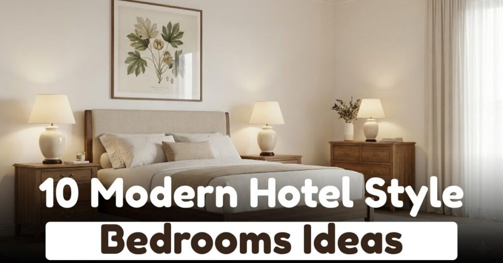 Modern Hotel Style Bedroom Ideas