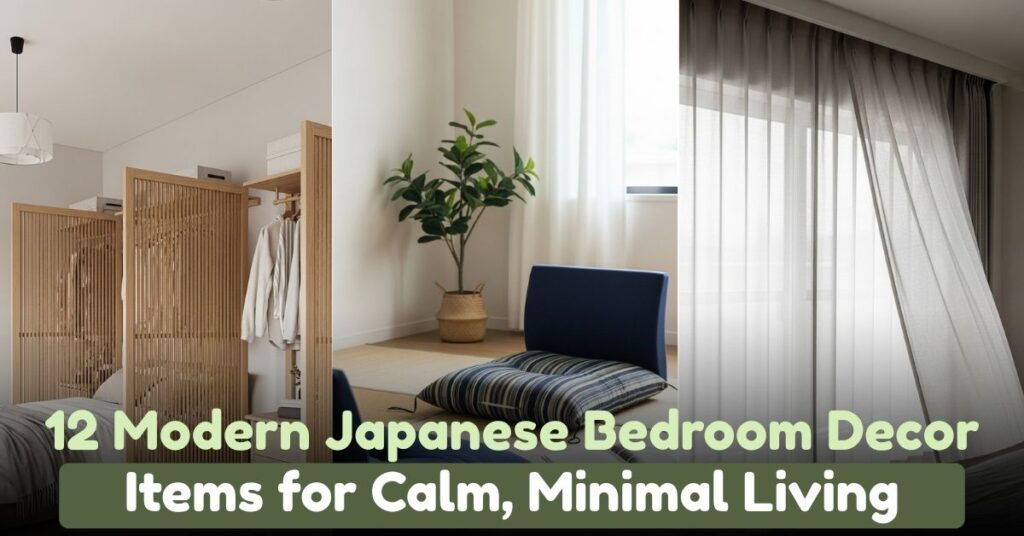 Modern Japanese Bedroom Decor Items