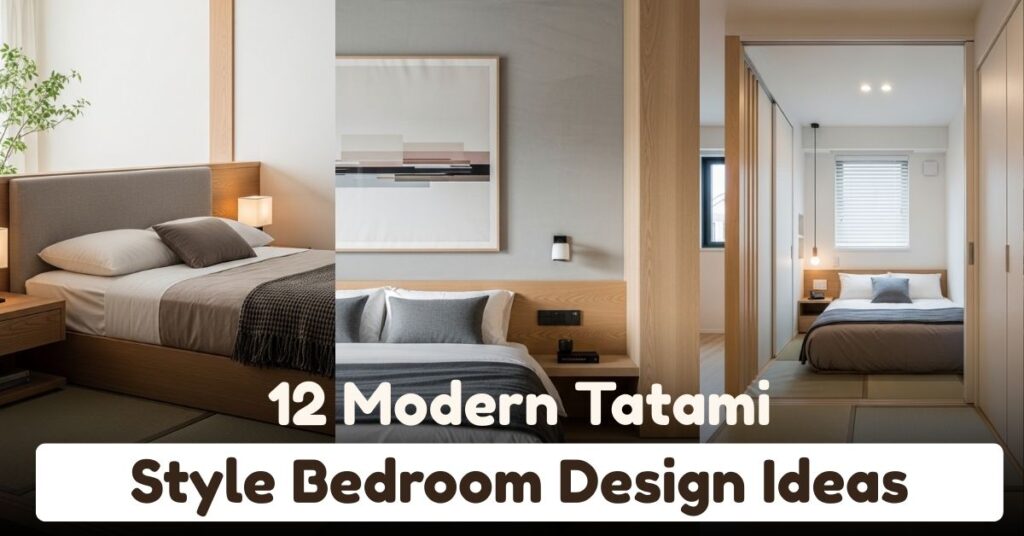 Modern Tatami Style Bedroom Design Ideas