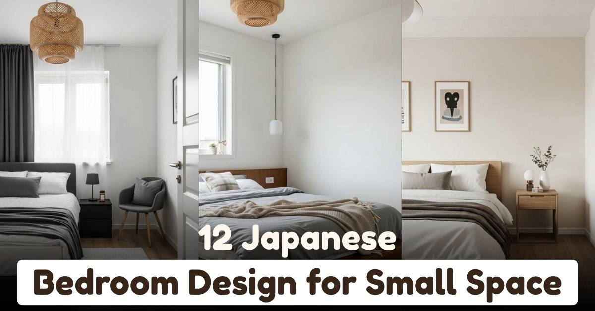 Japanese Bedroom Design for Small Space