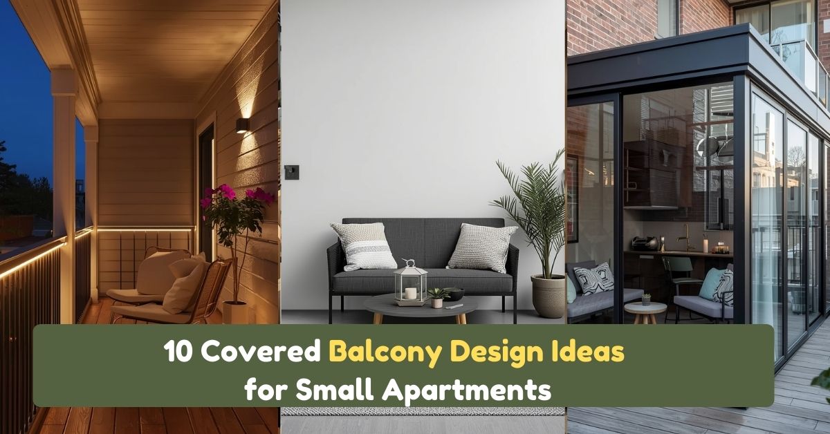10 Covered Balcony Design Ideas for Small Apartments