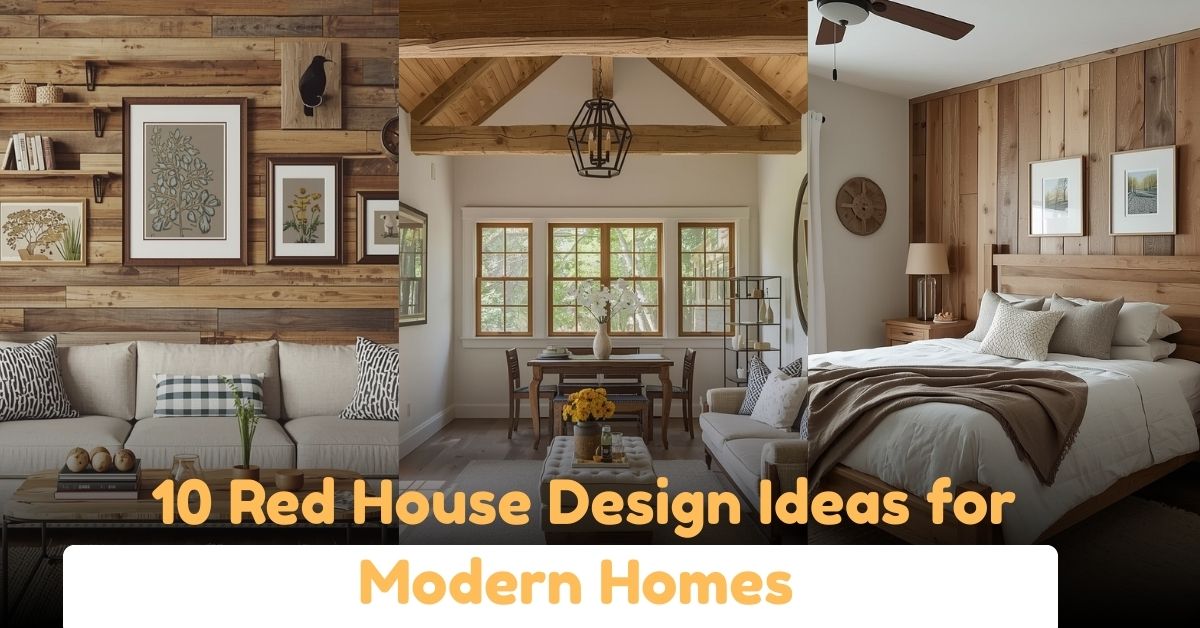 10 Red House Design Ideas for Modern Homes That Look Bold and Stylish