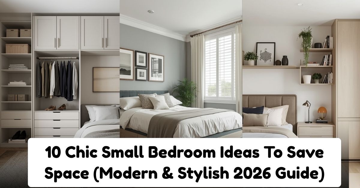 10 Chic Small Bedroom Ideas To Save Space (Modern & Stylish 2026 Guide)