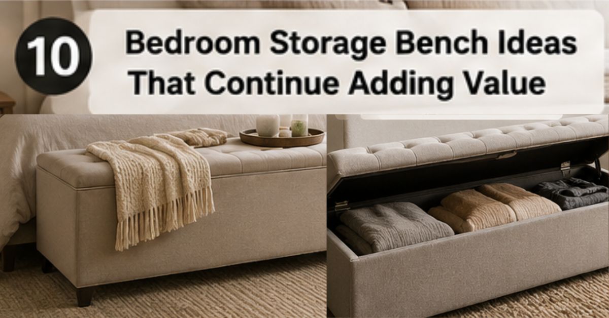 Bedroom Storage Bench Ideas